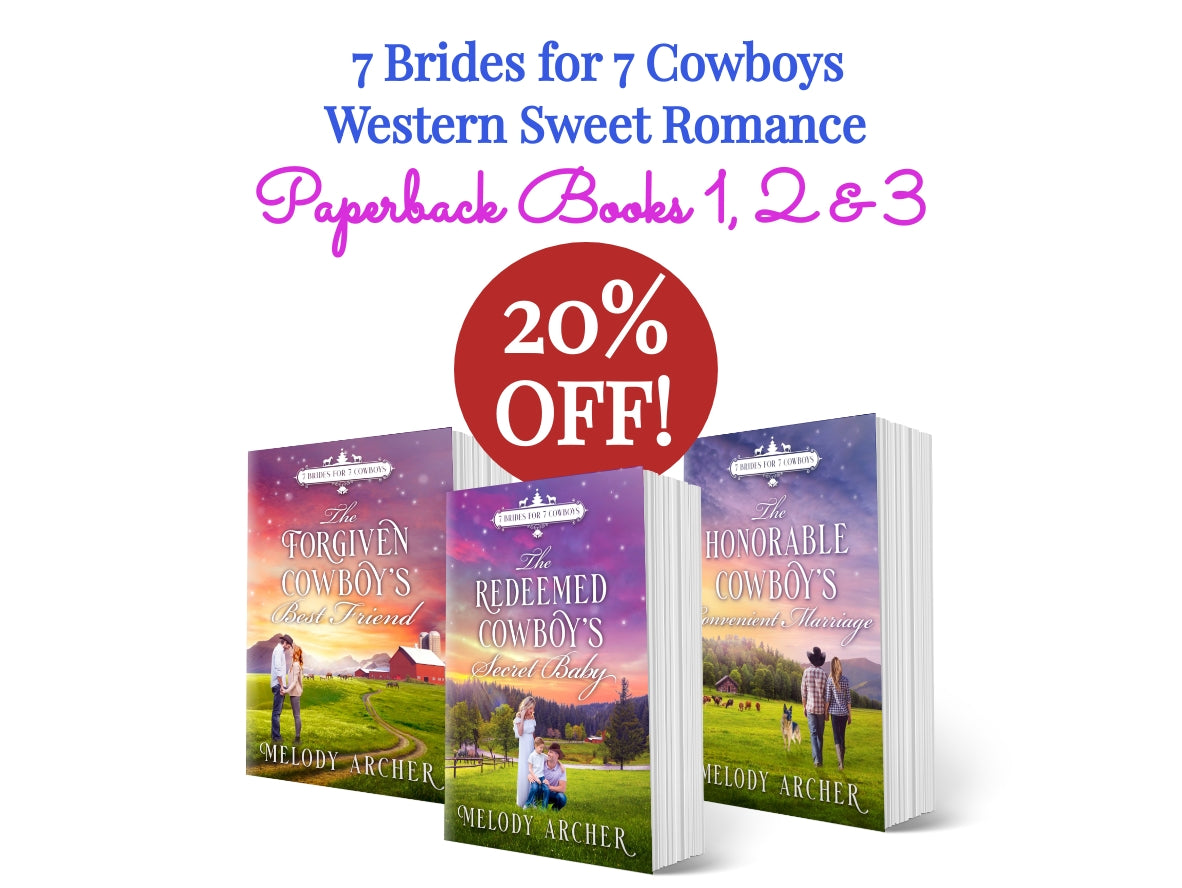 7 Brides for 7 Cowboys Paperback Bundle Books 1 - 3 Bundle [Paperback]