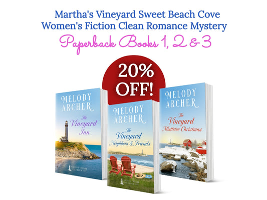 Women's Fiction Clean Romance Mystery Series Three Book Paperback Bundle [Paperback]