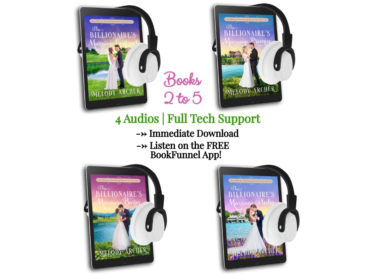 Pre-Order Billionaire Clean Romance AUDIOBOOKS 2 to 5 Bundle