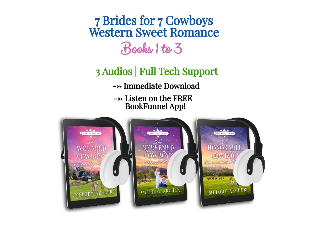 Pre-Order 7 Brides for 7 Cowboys Bundle AUDIOBOOKS 1 to 3